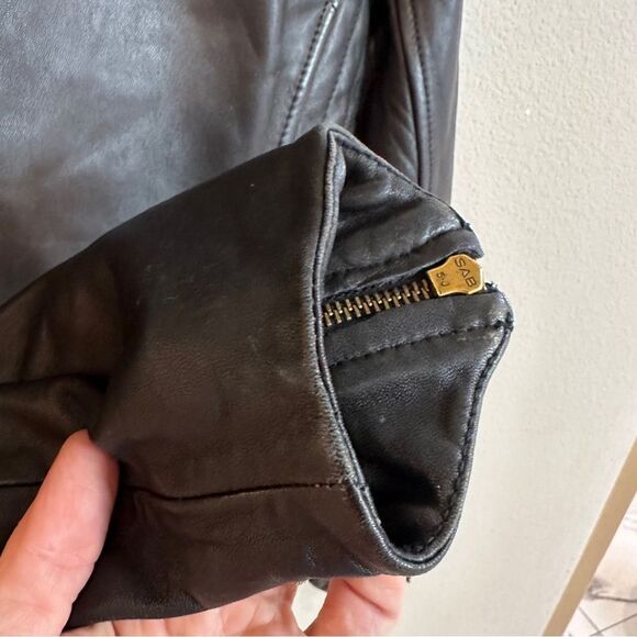 Rudsak | XS | black cropped leather jacket - Picture 12 of 14